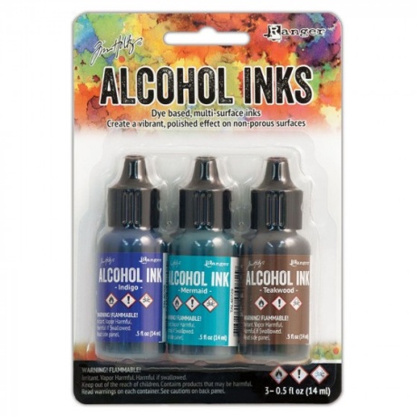 Tim Holtz Alcohol Inks Mariner 3x14ml