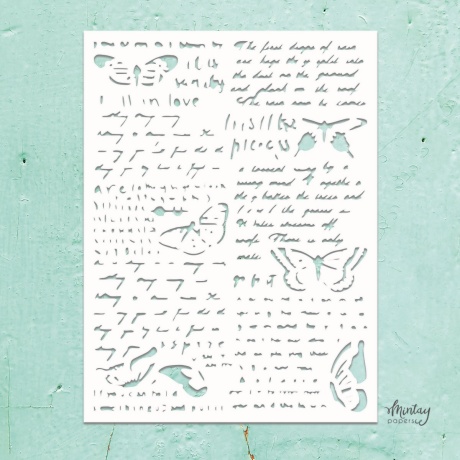 Šabloon 55, 15,2x20,3cm kvaliteetne plastik, Mintay
