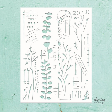 Šabloon 58, 15,2x20,3cm kvaliteetne plastik, Mintay