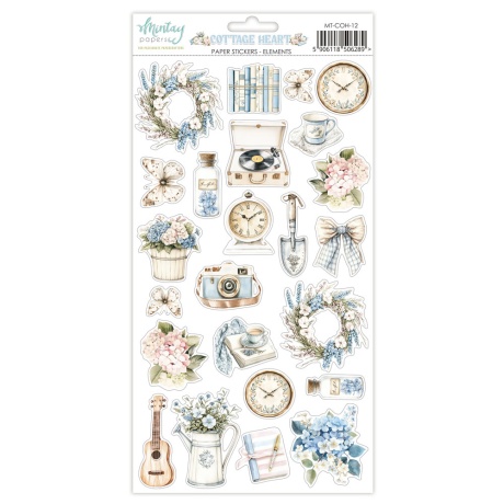 Paberkleepsud - Cottage Heart - Elements 15,2 x30,5cm lehel, 250gsm, Mintay