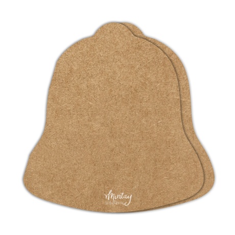 Mintay Basic -kaartide toorikud - Bell Card Base - kraft, 5 tk