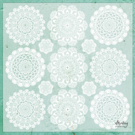 30x30cm Decorative Vellum - Doilies