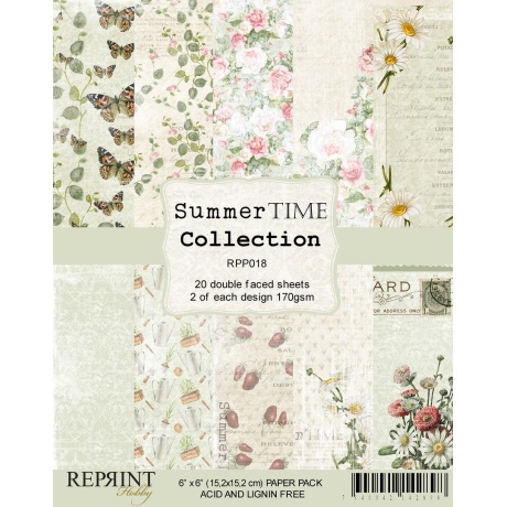 Summertime Collection Pack 6x6" (15,2 x 15,2 cm)