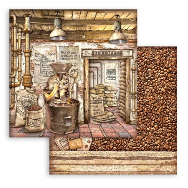 Disainipaber Coffee and Chocolate SBBL144-10 30.5x30.5 cm,190gr Stamperia 