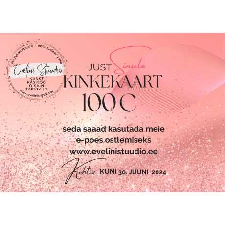 Kinkekaart 100€