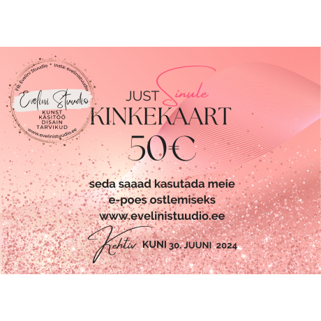 Kinkekaart 50€