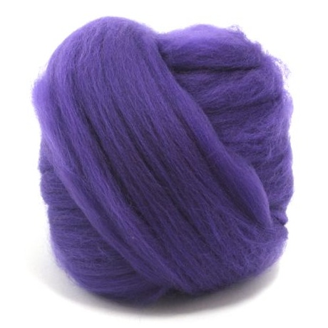 Merino viltimisvill 23 mic nr 255 kanarbiku lilla~25 g