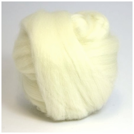 Merino viltimisvill 23 mic nr 064 looduslik valge