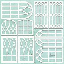 Chippies-Decor - Windows Set, 9 elementi