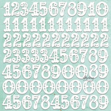 Mintay chippies - Decor - Numbers Set 28