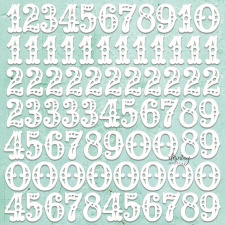 Mintay chippies - Decor - Numbers Set 28