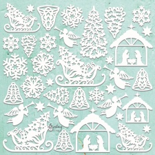 Chippies-Decor - XMAS MISC Set, 9 elementi
