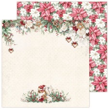 Kahepoolne disainipaber Christmas Magic 01 30,5x30,5cm, 250gsm