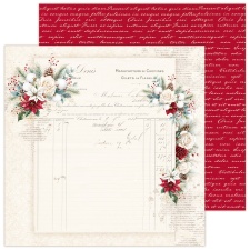Kahepoolne disainipaber Christmas Magic 02 30,5x30,5cm, 250gsm