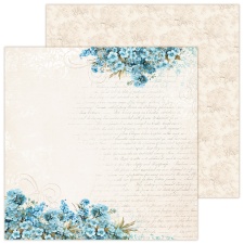 Kahepoolne disainipaber Forget-Me-Not DD 05 30,5x30,5cm