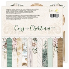Suur paberiplokk Cozy Christmas 30,5x30,5cm, 6 kahepoolset lehte+boonusleht, 250gsm