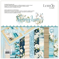 Paberiplokk Sunny Love 20,3x20,3cm, 12 kahepoolset lehte+boonusleht, 250gsm