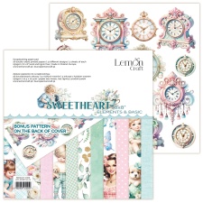 Paberiplokk Sweetheart Elements & Basic 03 20,3x20,3cm, 18 kahepoolset lehte + boonusleht, 250gsm