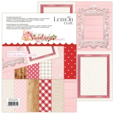 Väljalõigete paberiplokk Sweetness Basic 15,24x20,3cm, 12 kahepoolset lehte+boonusleht, 250gsm