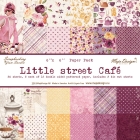 Väike paberiplokk Little street Café 6"x6" 12 lehte 1/3 plokist