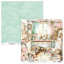 Kahepoolne disainipaber - In My Craftroom 02 -  30,5x30,5cm, 250gsm, Mintay