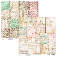 Kahepoolne disainipaber - In My Craftroom 04 -  30,5x30,5cm, 250gsm, Mintay