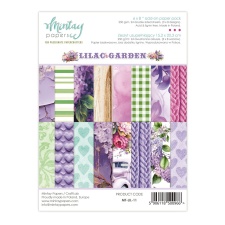  Add -on paberiplokk Lilac Garden 15,24x20,3 cm, 24 kahepoolset lehte, 250gsm