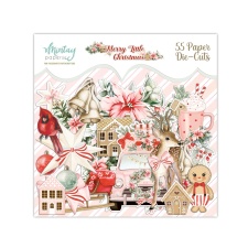 Väljalõigete komplekt Merry Little Christmas (55 tk)