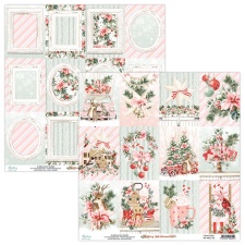 Kahepoolne disainipaber Merry Little Christmas 06 30,5x30,5cm, 240gsm