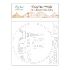 Baasalbum See You In Paris! 15,24x20,3cm, 7 lehte+1 Chipboard´ide leht