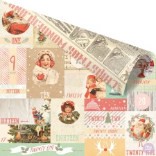 Disainipaber "Countdown to Christmas" 30,48x30,48cm (12"x12")