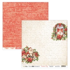 Kahepoolne disainipaber Christmas Day 01 30,5x30,5cm, 250gsm