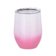 Termokruus sublimatsiooniks - 360ml, valge ja roosa