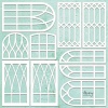 Chippies-Decor - Windows Set D18, 9 elementi