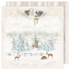 Suur paberiplokk Cozy Christmas 30,5x30,5cm, 6 kahepoolset lehte+boonusleht, 250gsm