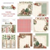 Suur paberiplokk Wonderful Christmas 30,5x30,5cm, 6 kahepoolset lehte+boonusleht, 250gsm