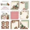 Paberiplokk Wonderful Christmas 20,3x20,3cm, 18 kahepoolset lehte+boonusleht, 250gsm