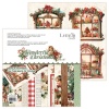 Paberiplokk Wonderful Christmas 20,3x20,3cm, 18 kahepoolset lehte+boonusleht, 250gsm