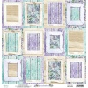 Kahepoolne disainipaber Lavender Farm 06 30,5x30,5cm, 240gsm