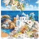 Kahepoolne disainipaber Mediterranean Heaven 03 30,5x30,5cm, 240gsm