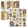 Suur paberplokk Steampunk Journey 30,5x30,5cm, 12 kahepoolset lehte+ boonusleht, 250gsm