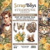 Pop-up paberiplokk Steampunk Journey 15,2x15,2cm, 24 kahepoolset lehte+ 2 boonusleht, 190gsm