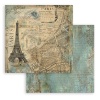 Suur disainipaberiplokk Around the World 30.5x30.5 cm,190gr Stamperia