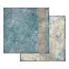 Suur disainipaberiplokk Blues 30.5x30.5 cm,190gr Stamperia