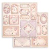 Suur disainipaberiplokk Romance Forever 30.5x30.5 cm,190gr Stamperia